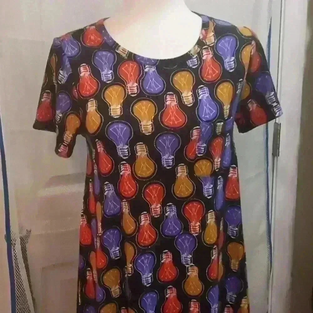 Lularoe Ladies‎ Carly Light bulb Print